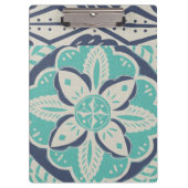 Porte-bloc Carrelage bleu Batik IV (Devant)