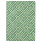 Porte-bloc Carrés écailles vert olive motif (Dos)