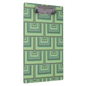 Porte-bloc Carrés écailles vert olive motif (Swatch)