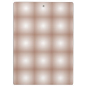 Porte-bloc Carrés géométriques avec Mocha Mousse Gradient Bla (Dos)