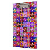Porte-bloc Carrés géométriques multicolores (Gauche)