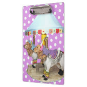 Porte-bloc Carrousel de golden retriever (Gauche)