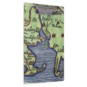 PORTE-BLOC CARTE 1677 DE LA NOUVELLE ANGLETERRE (Swatch)