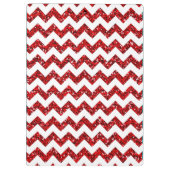 Porte-bloc Carte à clim initiale Red Chevron moderne (Dos)