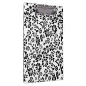 Porte-bloc Carte à clip à fleurs en noir et blanc ! (Swatch)