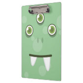 Porte-bloc Carte à clips face Monster vert (Gauche)