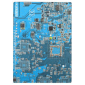 Porte-bloc Carte circuit bleu circuit imprimé à circuit impri (Dos)