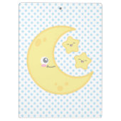 Porte-bloc Carte Clip Kawaii Moon et Stars (Dos)