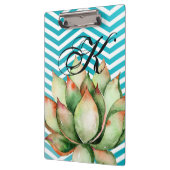 Porte-bloc Carte Clip Personnalisée Boho Cactus Cactus Succul (Gauche)