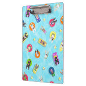 Porte-bloc Carte clipart Frenchie Pool Party (Gauche)