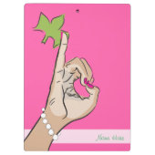 Porte-bloc Carte clipart Sorority Life (Dos)