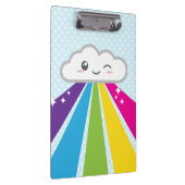 Porte-bloc Carte Cloud Kawaii et Rainbow Clip (Swatch)