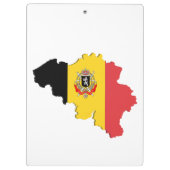 Porte-bloc Carte de Belgique (Dos)