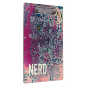 Porte-bloc Carte de circuit rouge conception rétro nerd (Swatch)