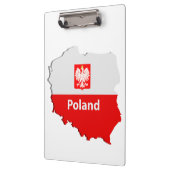 Porte-bloc Carte de la Pologne (Gauche)