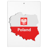 Porte-bloc Carte de la Pologne (Dos)