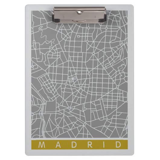 Porte-bloc Carte de Madrid (Devant)