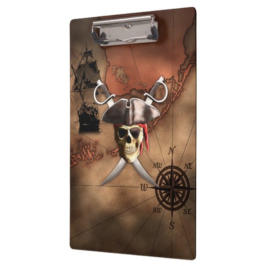 Porte-bloc Carte de pirate (Gauche)