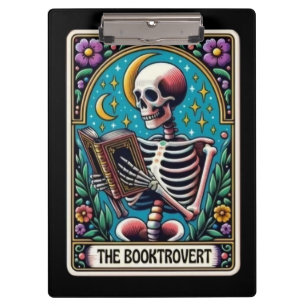 Porte-bloc Carte de tarot Booktrovert   Livre de lecture de s