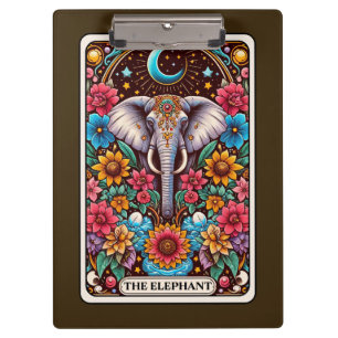 Porte-bloc Carte de tarot de l'éléphant – Symbole de sagesse,