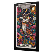 Porte-bloc Carte de tarot du hibou – Sagesse mystique (Gauche)