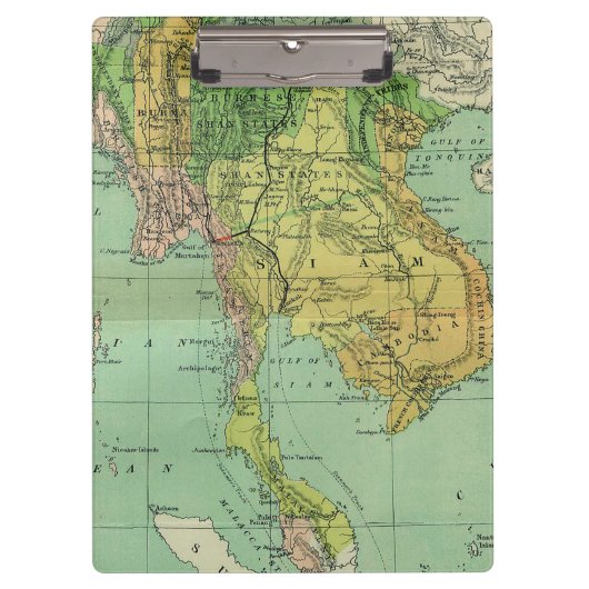 Porte-bloc Carte des antiquités en Asie (Devant)