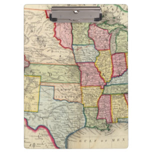 Porte-bloc Carte des Etats-Unis, et des territoires