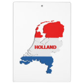 Porte-bloc Carte des Pays-Bas (Dos)