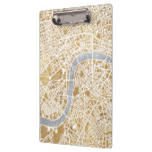 Porte-bloc Carte dorée de ville de Londres (Gauche)