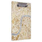 Porte-bloc Carte dorée de ville de Londres (Swatch)