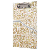 Porte-bloc Carte dorée de ville de Paris (Gauche)