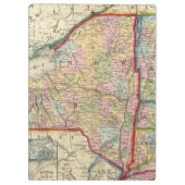 Porte-bloc Carte du comté des états de New York (Dos)