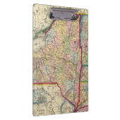 Porte-bloc Carte du comté des états de New York (Swatch)