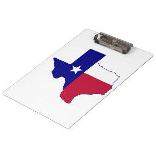 Porte-bloc Carte du drapeau du Texas