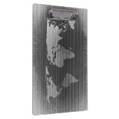 Porte-bloc Carte du monde noir et blanc (Swatch)