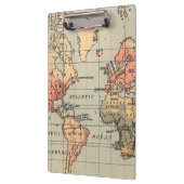 Porte-bloc Carte du monde vintage (Gauche)