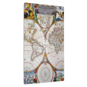 Porte-bloc CARTE du MONDE, XVIIème siècle (Swatch)