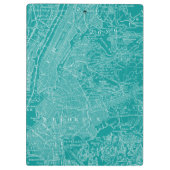 Porte-bloc Carte graphique de New York (Dos)