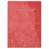 Porte-bloc Carte graphique de San Francisco (Dos)