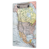 PORTE-BLOC CARTE : L'AMÉRIQUE DU NORD, 1890 (Gauche)