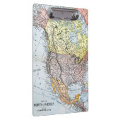 PORTE-BLOC CARTE : L'AMÉRIQUE DU NORD, 1890 (Swatch)