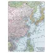 PORTE-BLOC CARTE : L'ASIE DE L'EST, 1907 (Dos)