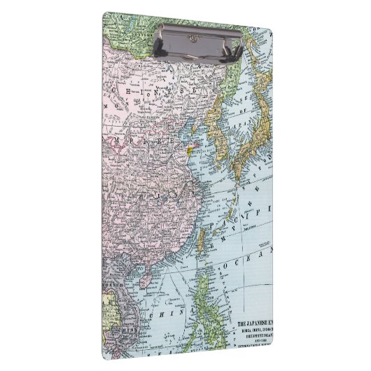 PORTE-BLOC CARTE : L'ASIE DE L'EST, 1907 (Swatch)