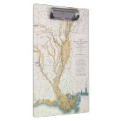 PORTE-BLOC CARTE : LE FLEUVE MISSISSIPPI, 1861 (Swatch)