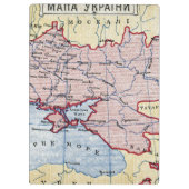 Porte-bloc CARTE : L'UKRAINE, c1906 (Dos)