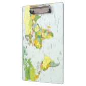 Porte-bloc Carte mondiale Globe Pays Atlas (Gauche)