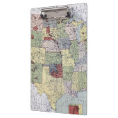 PORTE-BLOC CARTE : RÉSERVATIONS, 1892 (Gauche)