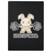 Porte-bloc Cartoon De Lapin D'Entraînement - Buns D'Acier, An (Dos)