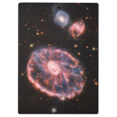 Porte-bloc Cartwheel Galaxy, James Webb Télescope Spatial (Dos)