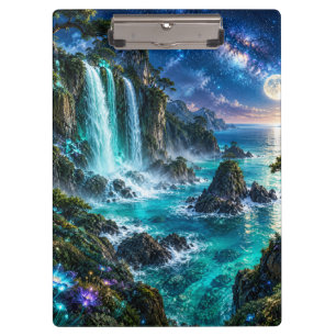 Porte-bloc Cascade Fantastique Magique sur la Côte Océanique